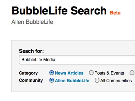 BubbleLife Neighborhood Search