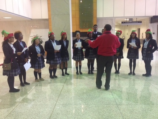 Choir in Lobby.JPG