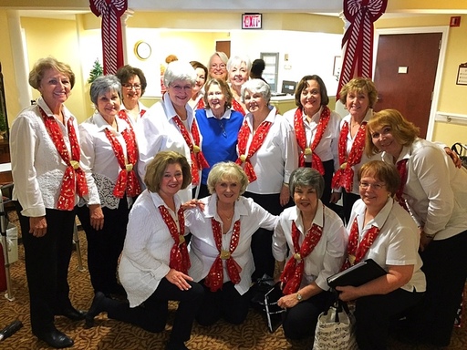 All volunteer singing group receives new music