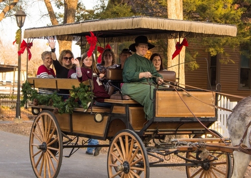 Take a carriage ride with Nip and Tuck!